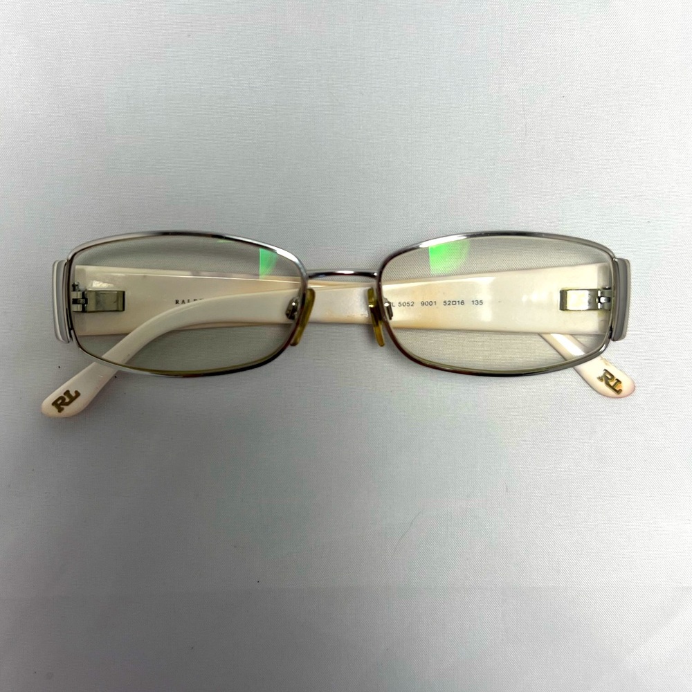 BOGO - Ralph Lauren Chrome & Cream Eyeglasses - Frames Only